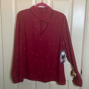 Cute heart blouse by bold elements